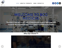 Tablet Screenshot of bcgmedical.com